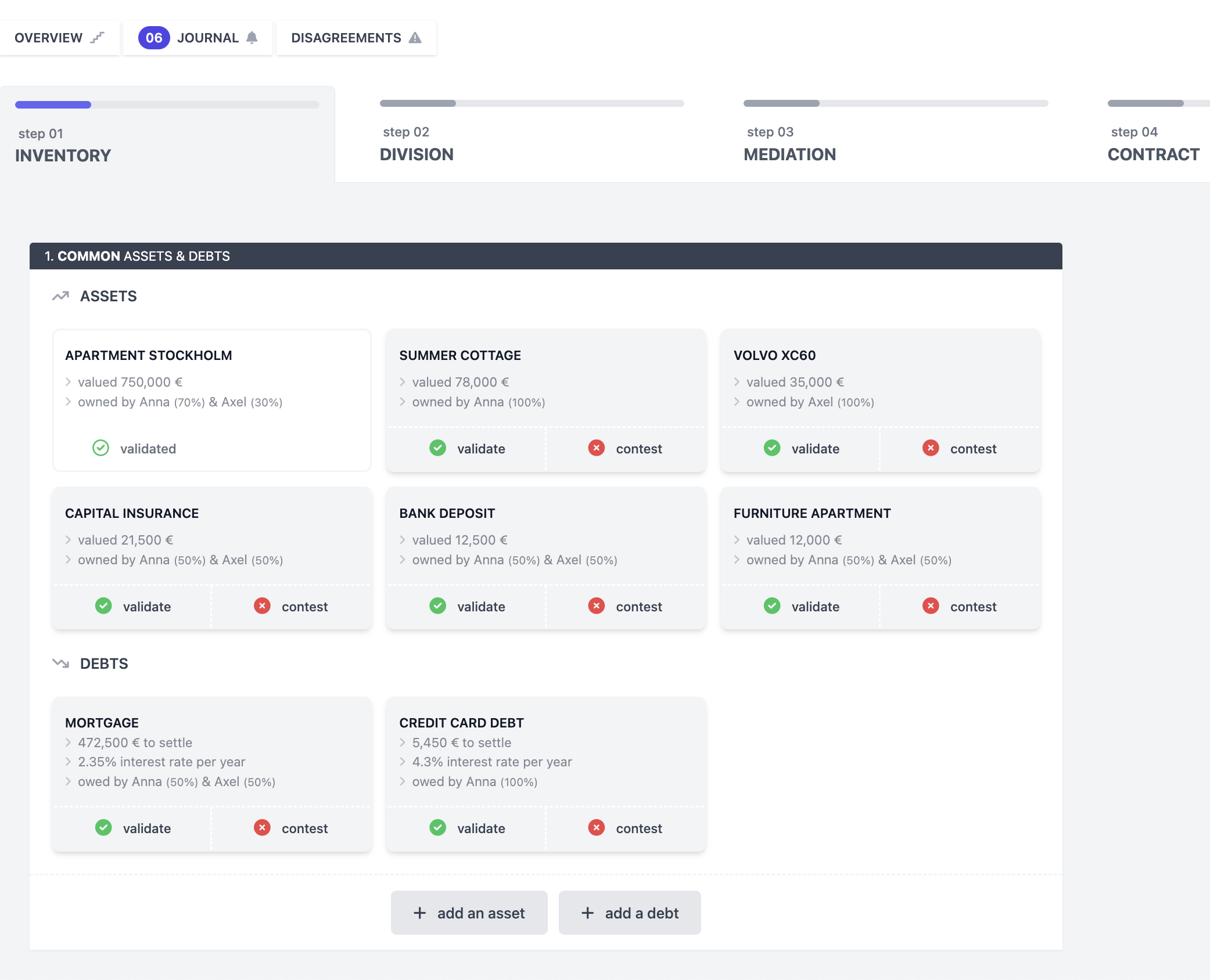 App screenshot